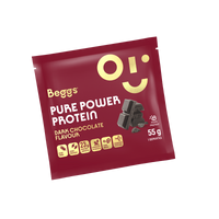 Beggs Pure Power Protein Dark Chocolate (55 g)