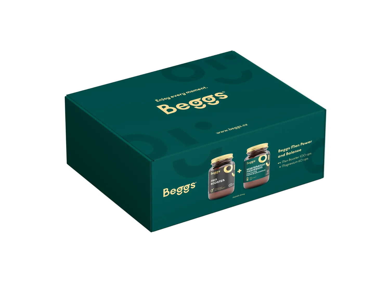 Beggs Men Power and Balance (Men Booster 100 kapsúl + Magnézium 60 kapsúl)