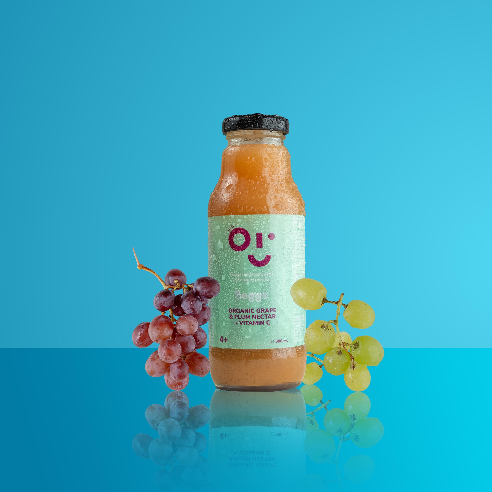 Beggs BIO Nápoj hroznové víno & švestka (300 ml)