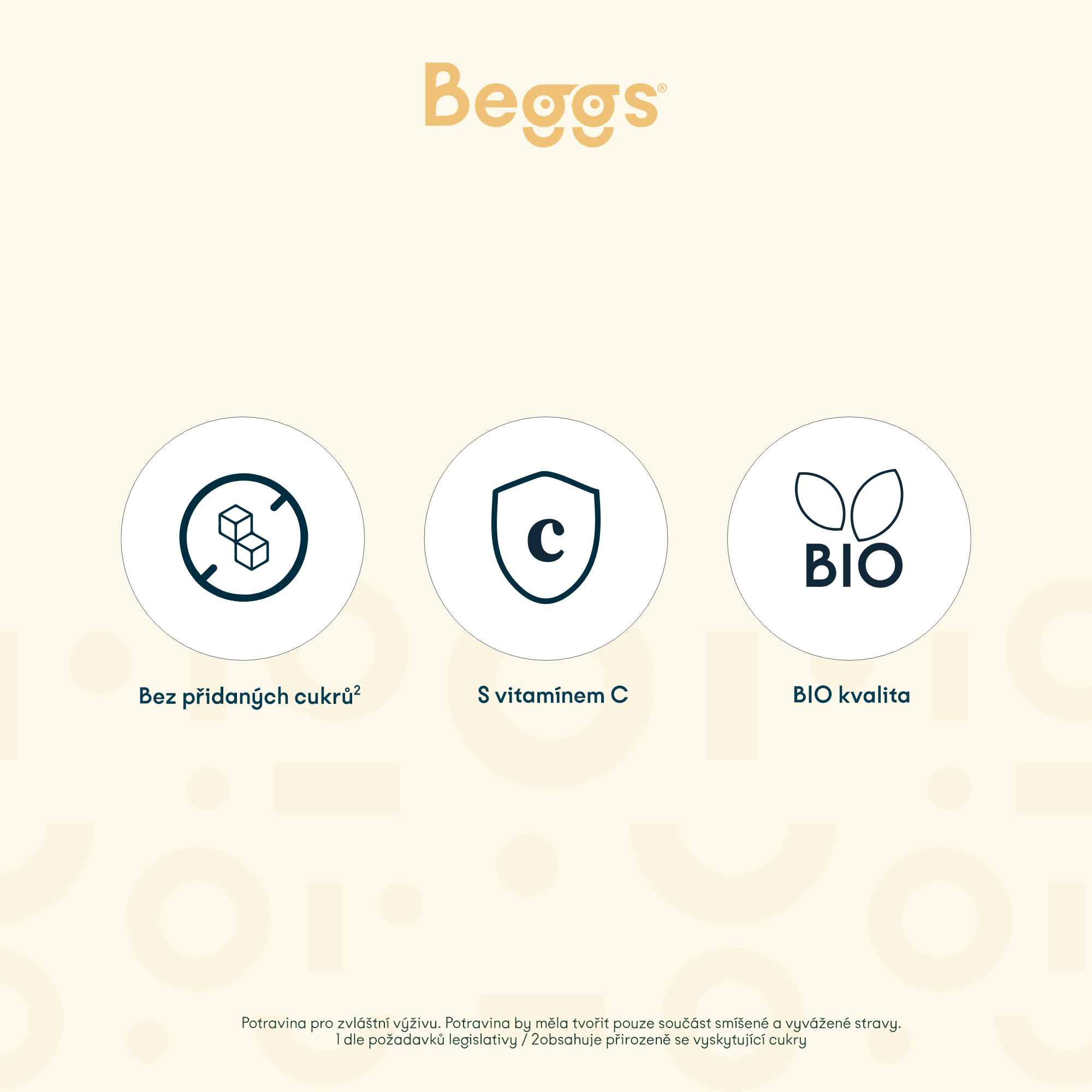 Beggs BIO Mrkev a jablka (120 g)