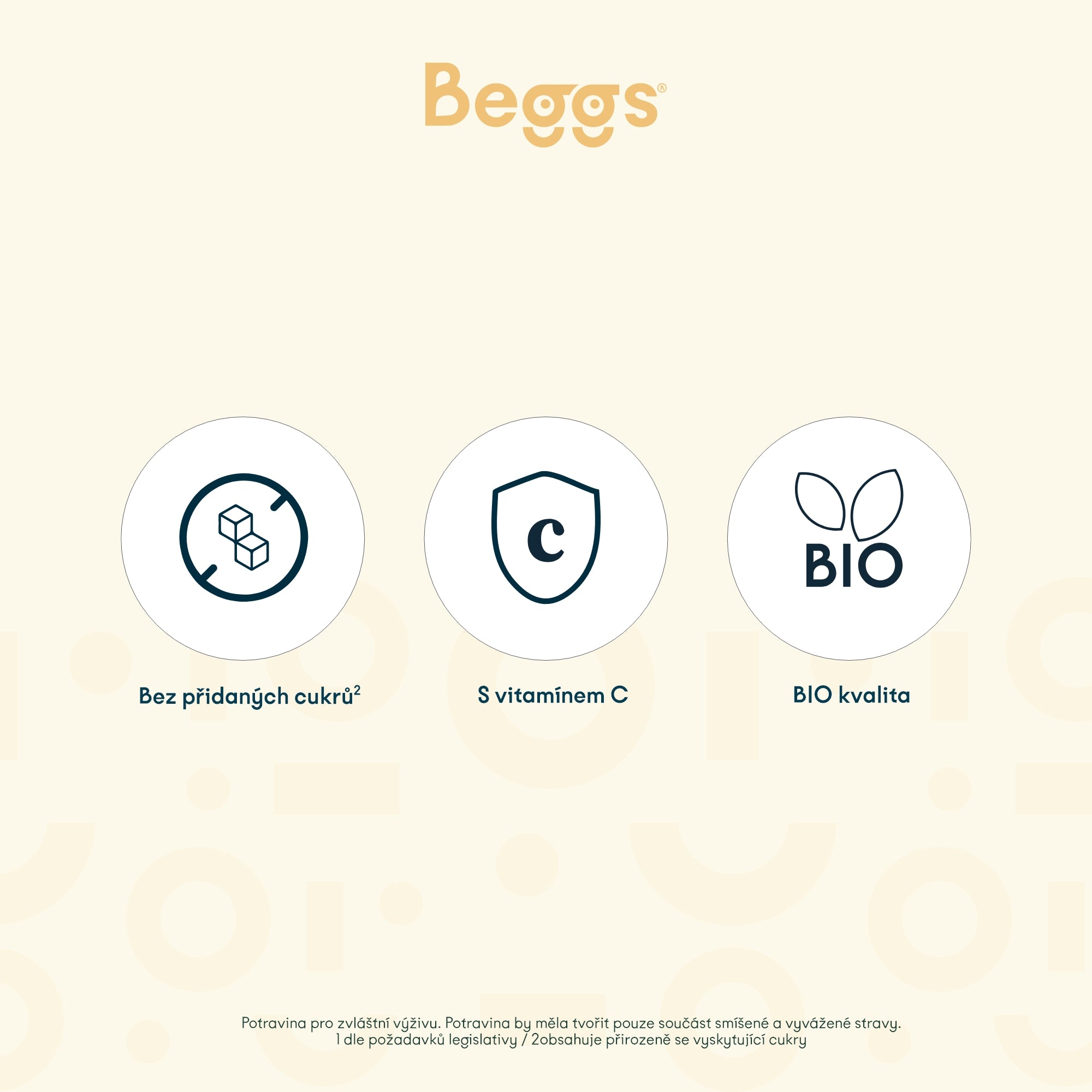 Beggs BIO Nápoj aronie, jablko, banán & jahoda (300 ml)