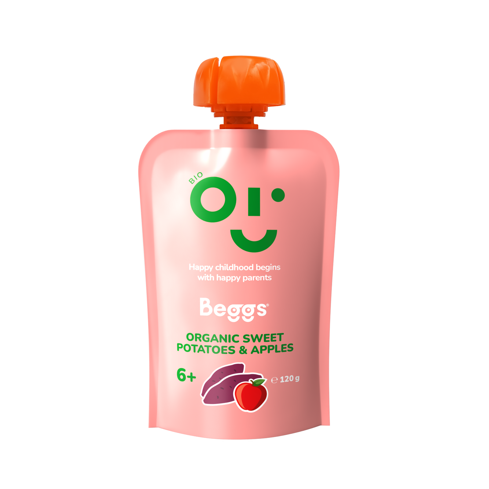 Beggs BIO Batáty a jablká (120 g)