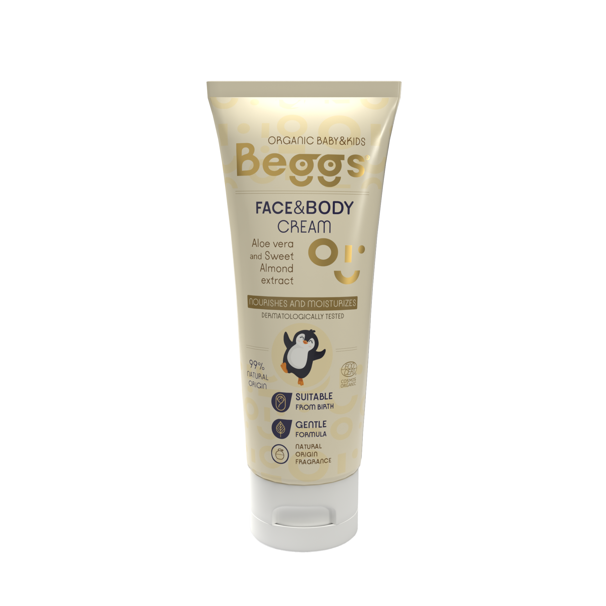 Beggs Dětský hydratační krém na pleť a tělo (75 ml)