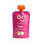 Beggs BIO Dětská rýže s jogurtem, banánem, mangem a malinami (120 g)