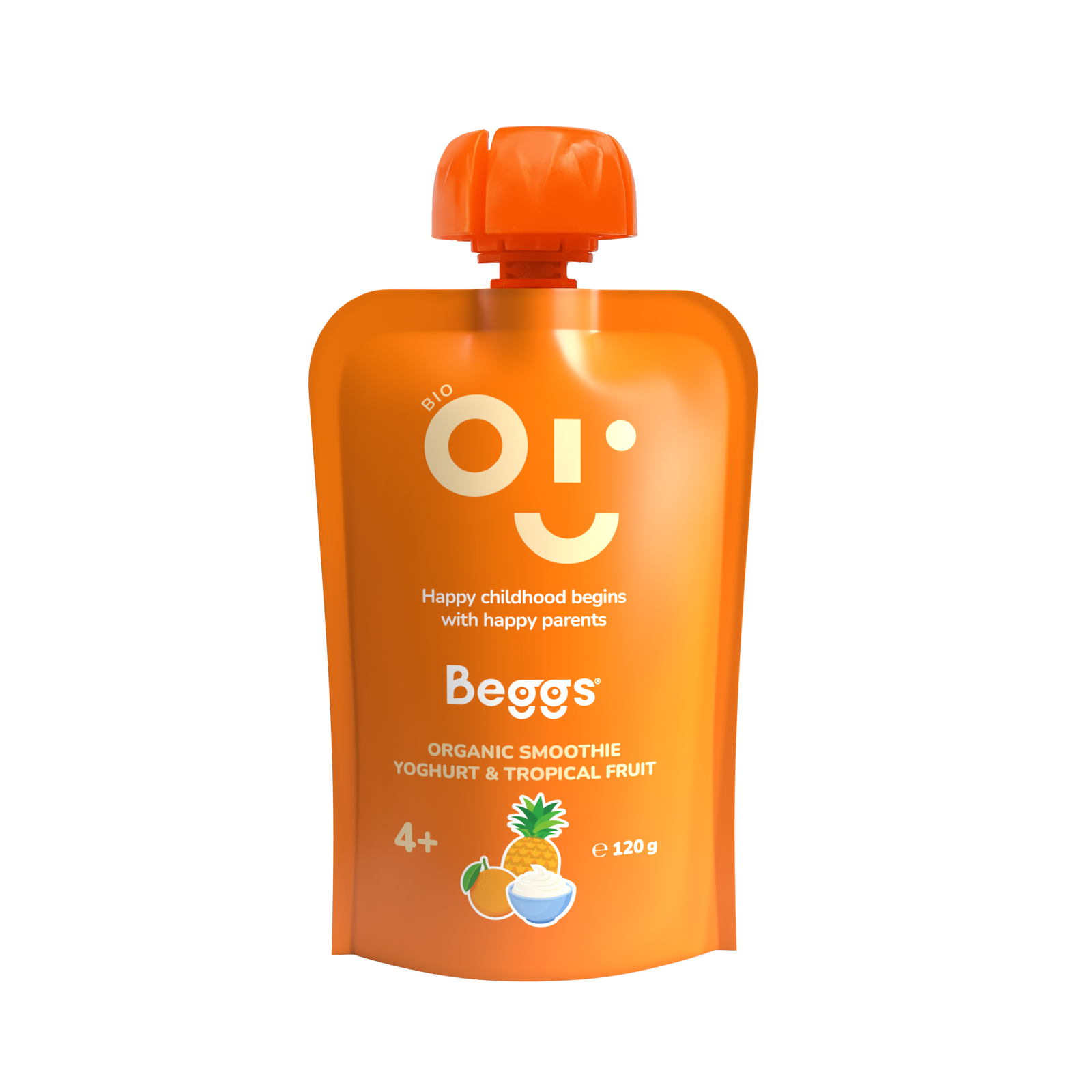 Beggs BIO Smoothie s jogurtom a tropickým ovocím (120 g) 