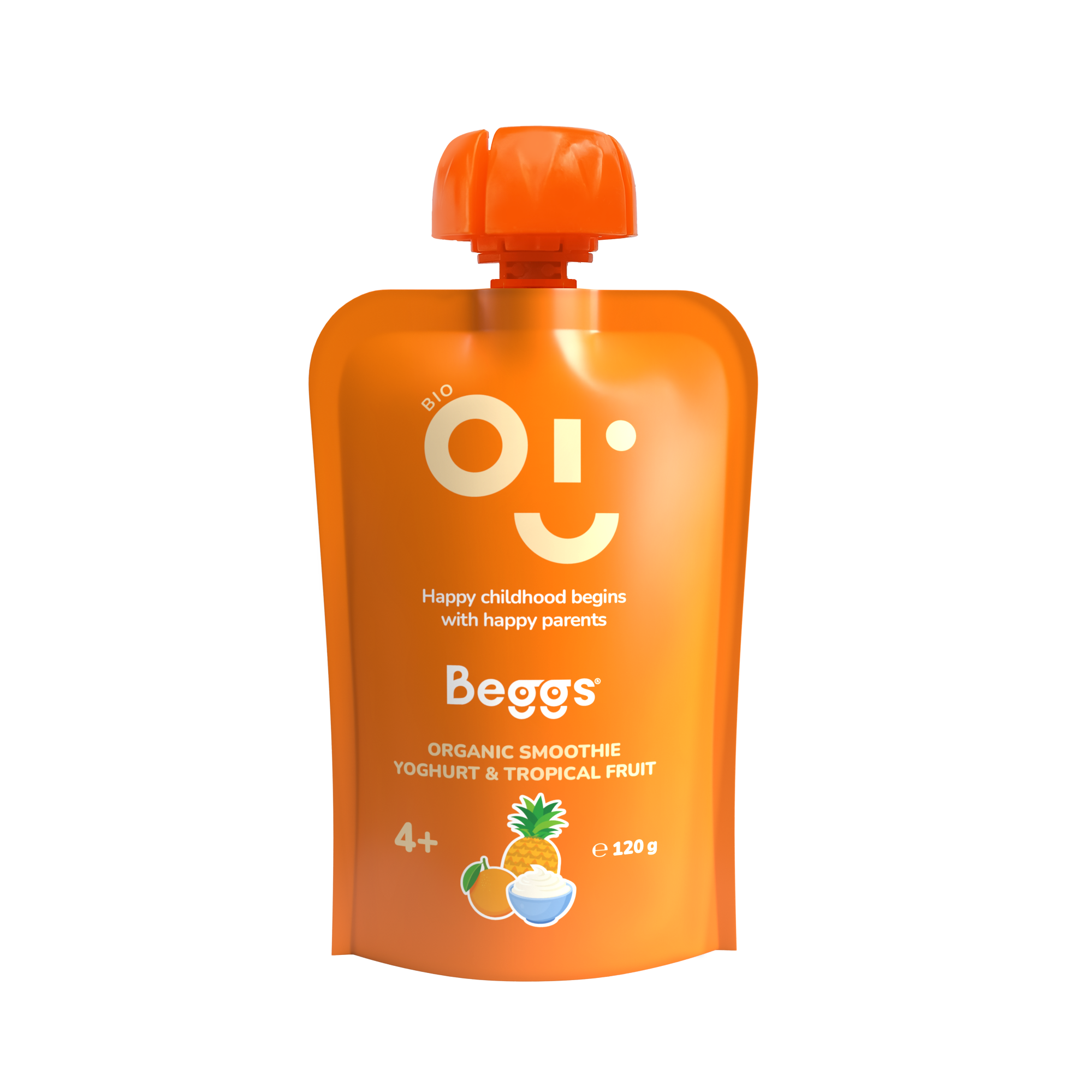 Beggs BIO Smoothie s jogurtem a tropickým ovocem (120 g)
