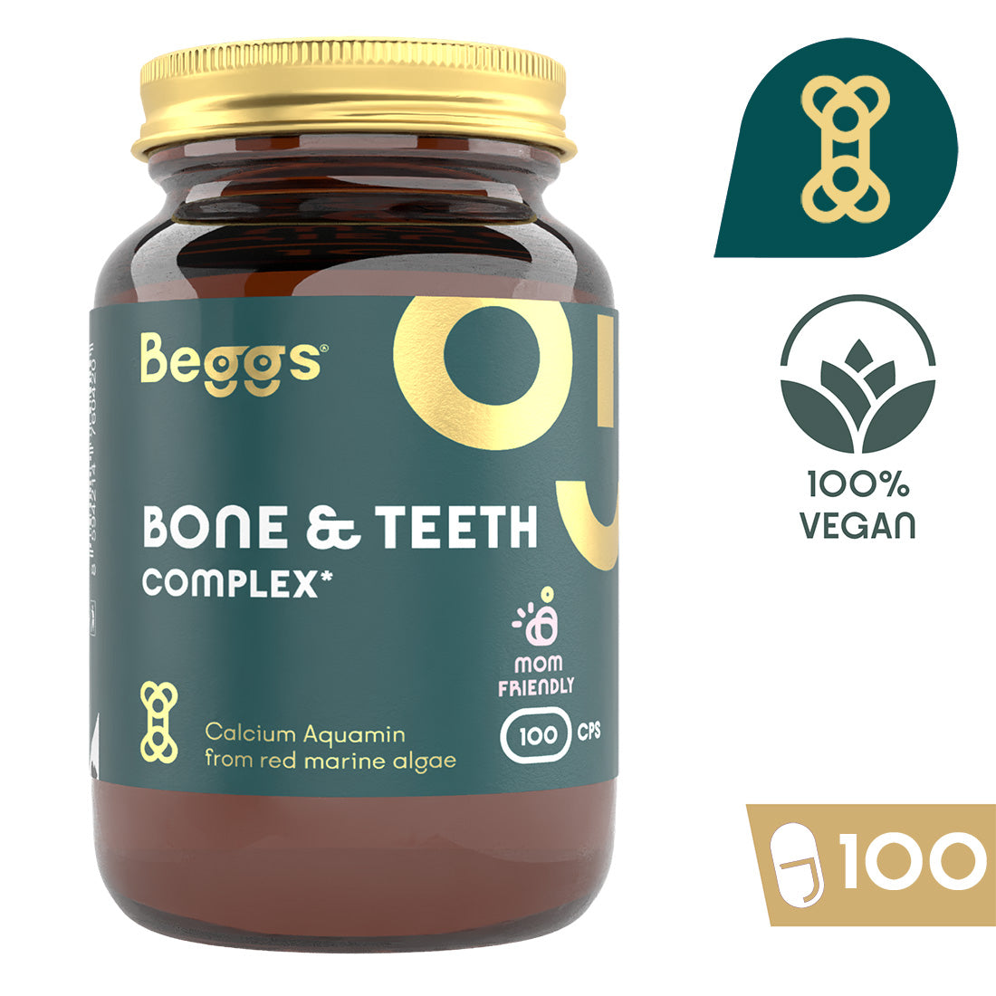 Beggs Bone & Teeth Complex (100 kapslí)