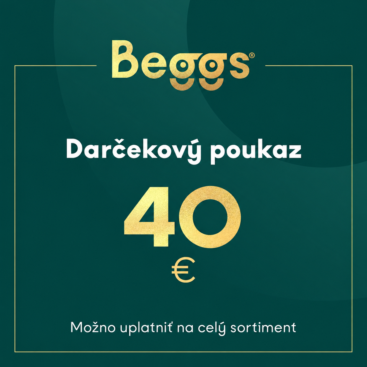 Darčekový poukaz 40€