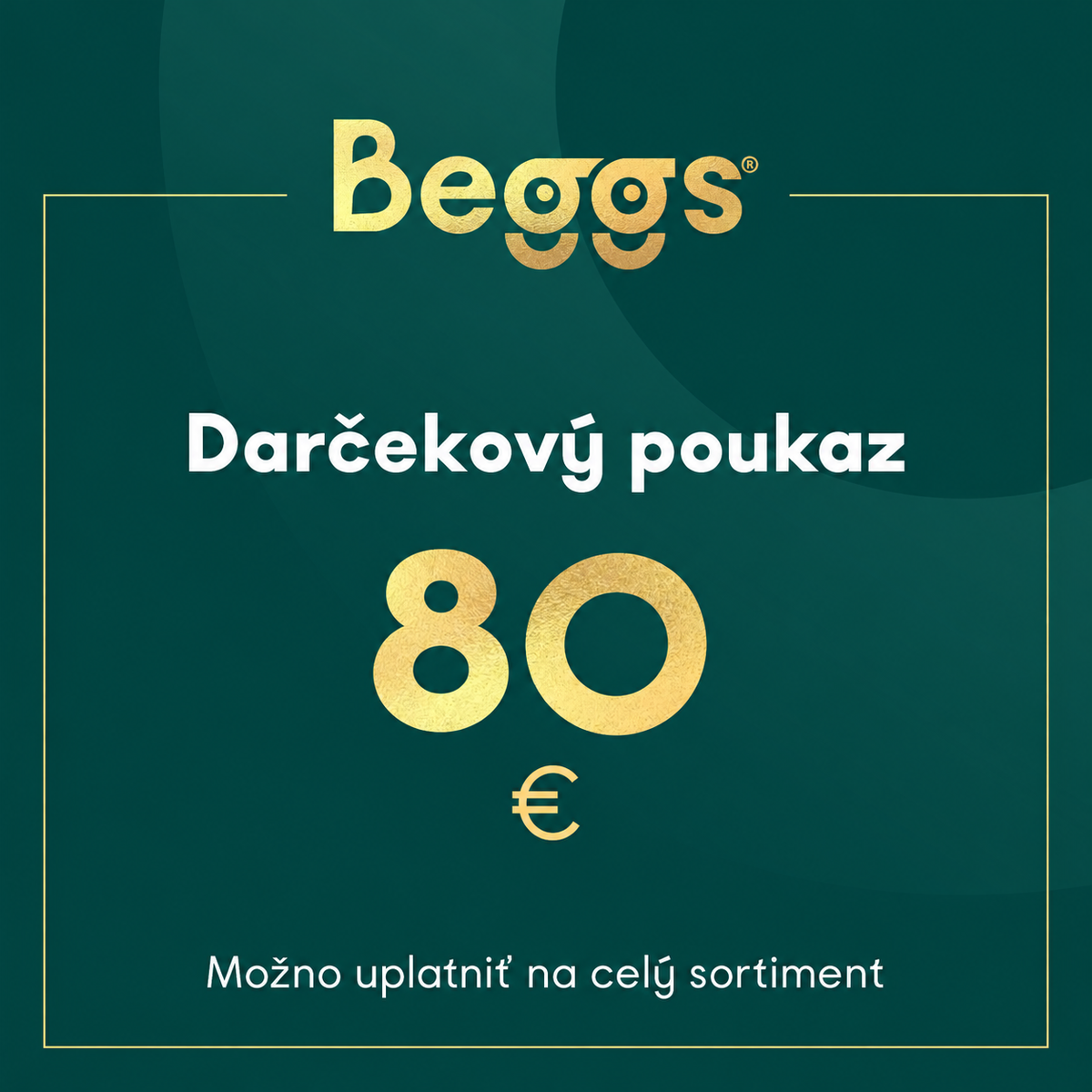 Geschenkgutschein im Wert von 80 €