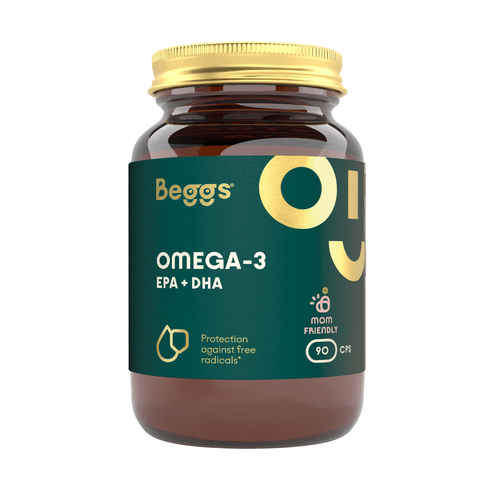 Beggs Omega-3, EPA+DHA (90 kapsułek)
