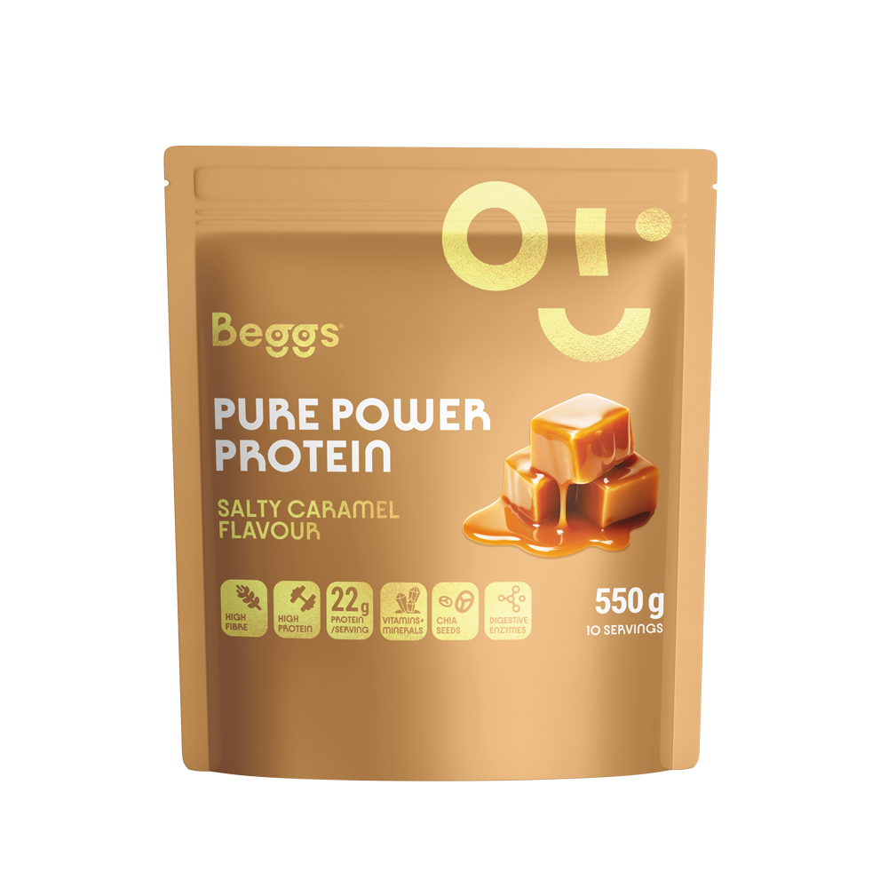 Beggs Pure Power Proteín Salty Caramel (550 g)
