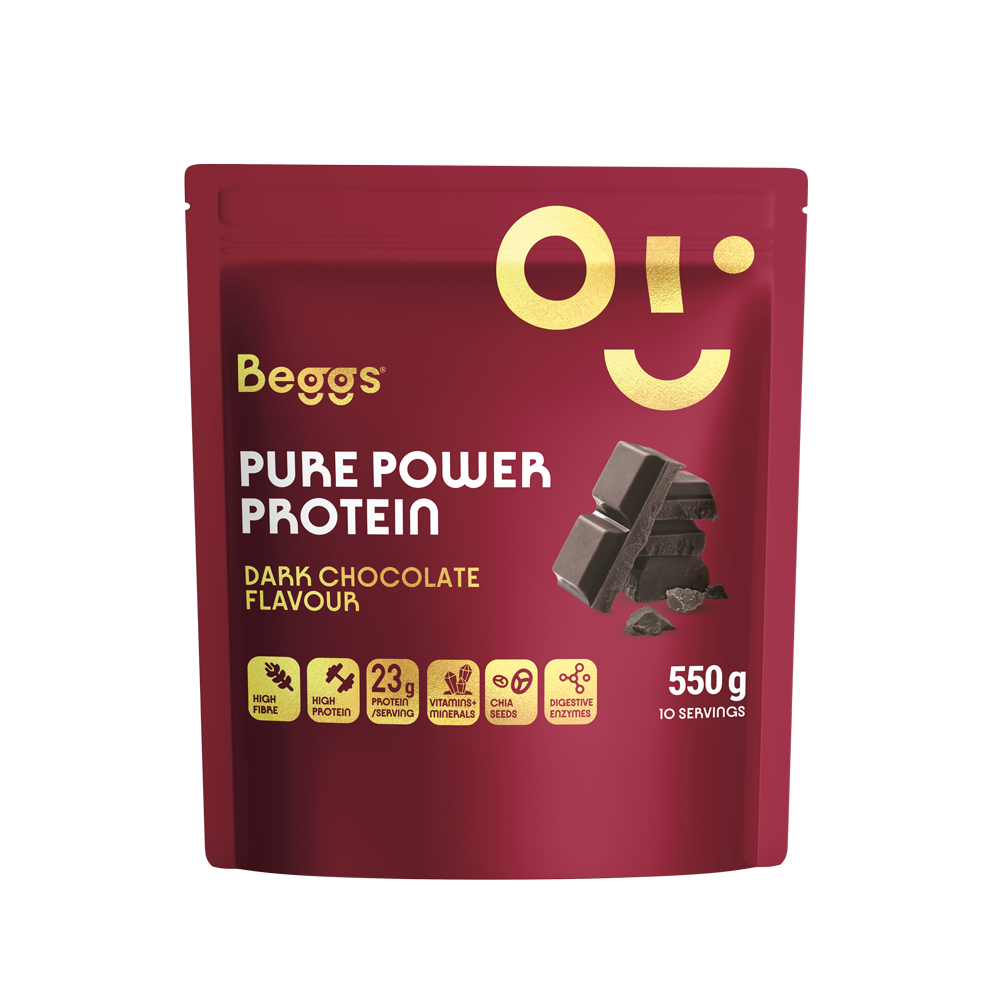 Beggs Pure Power Protein Dark Chocolate (550 g)