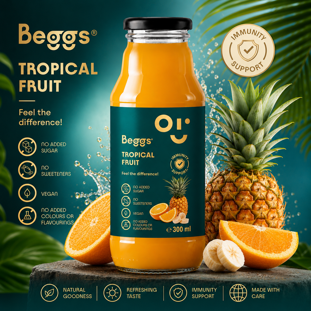 Beggs nápoj tropické ovoce (300 ml)