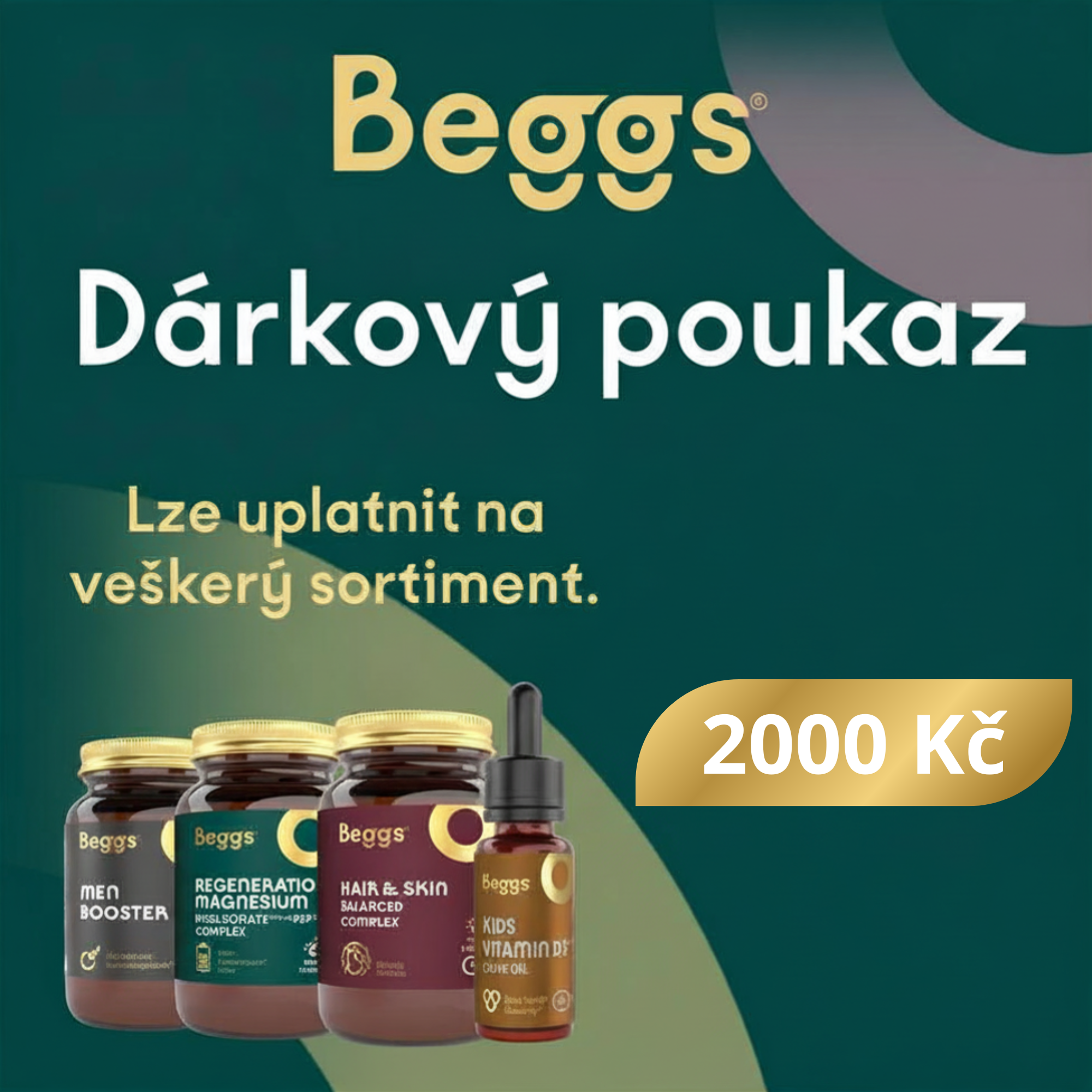 Dárkový poukaz - 2000 Kč