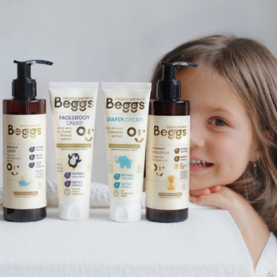 Beggs Dětský mycí olej (200 ml)