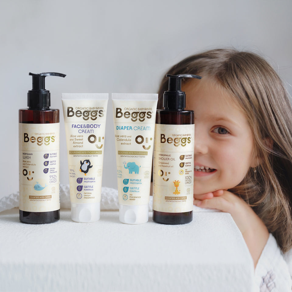Beggs Dětský hydratační krém na pleť a tělo (75 ml)