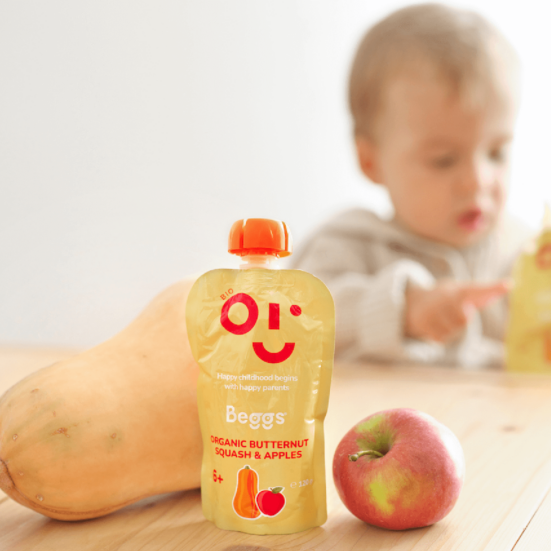 Beggs BIO Butternut Squash and Apples (120 g)