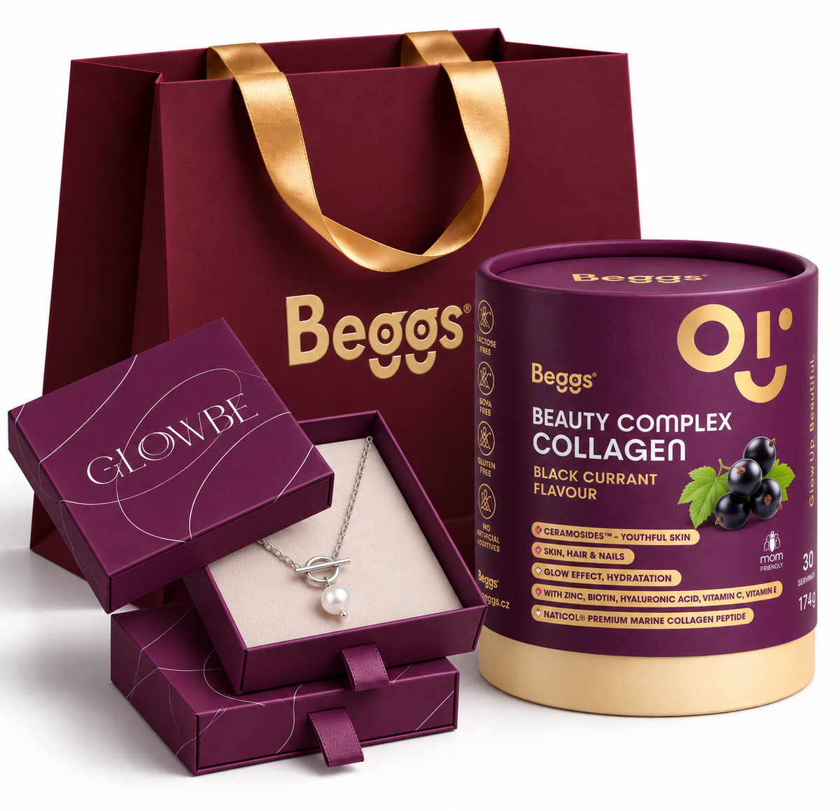 Beggs Beauty and Glow collagen Mango 30x5,7g