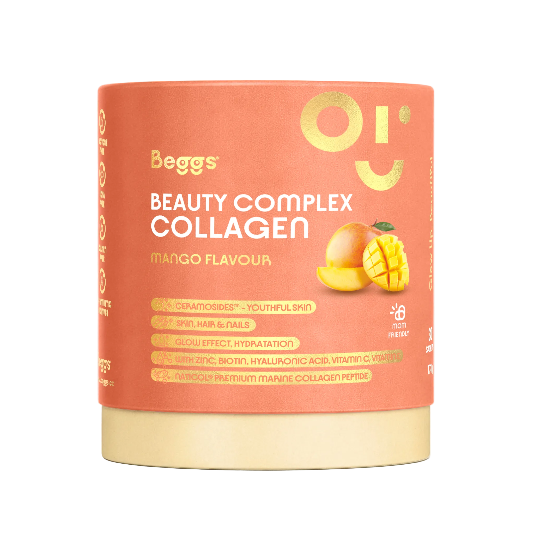 Beggs Beauty and Glow Collagen Mango 30 x 5,7 g