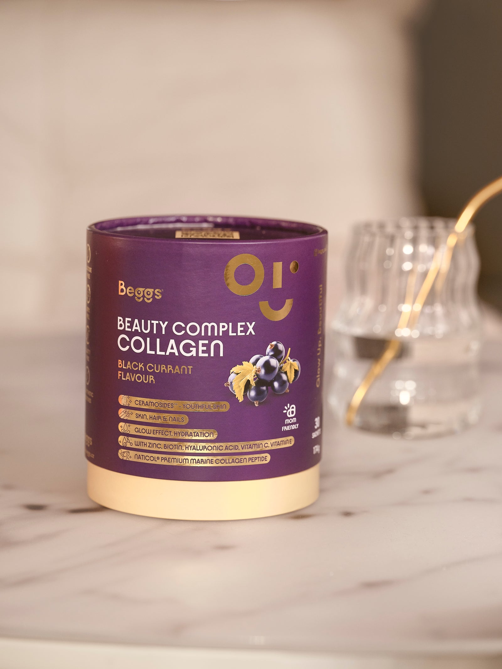 Beggs Beauty and Glow collagen Blackcurrant 30x5, 8g 