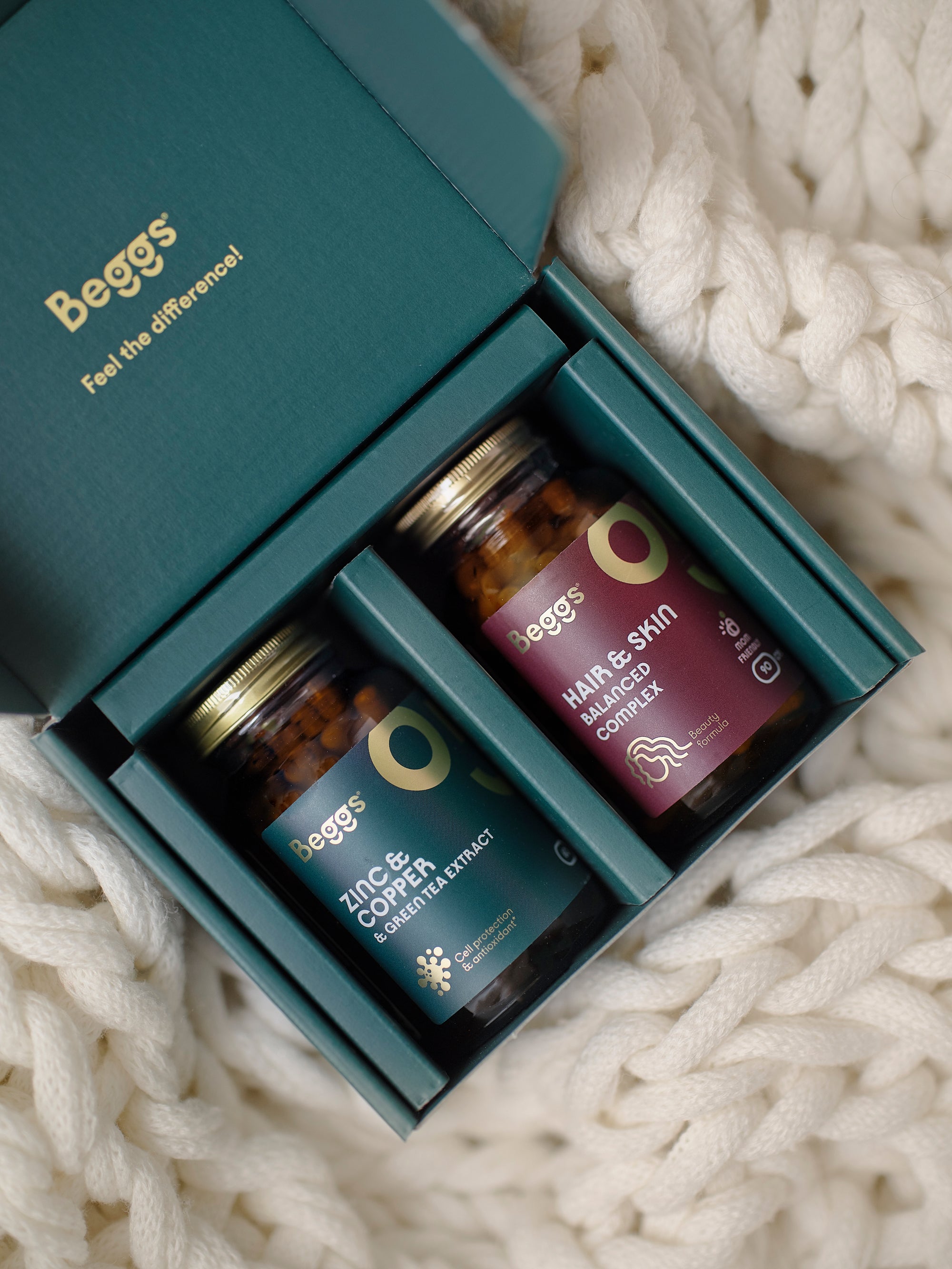 Beggs Beauty and Wellness (Hair&Skin 90 cps. + Zinc 60 cps.)